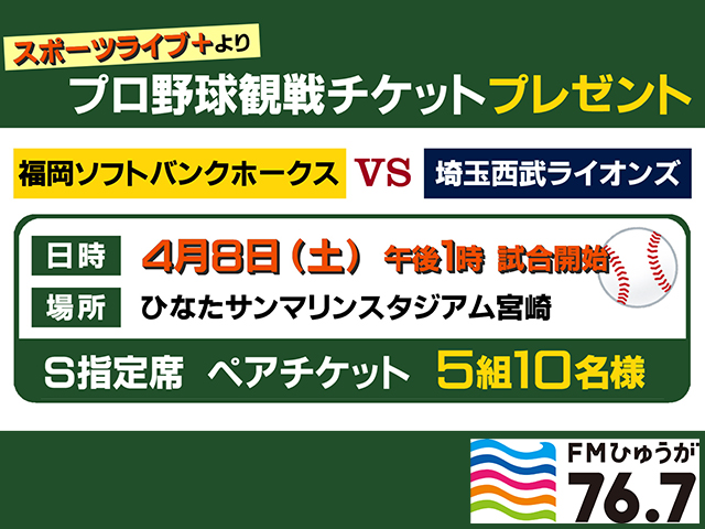 西武ライオンズ 福岡ソフトバンクホークス 公式戦ペアチケット - スポーツ